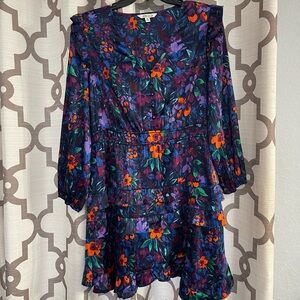 The Pioneer Woman Vibrant Floral Long Sleeve Dress